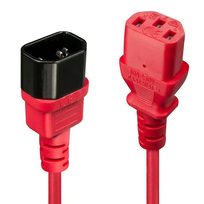 Extension Cable IEC Red 2m